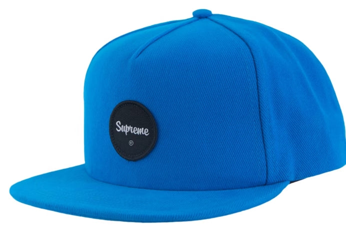 Supreme Twill Patch 5-Panel Bright Blue