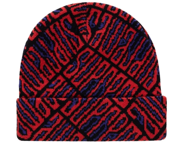 Supreme Funk Spellout Beanie Red