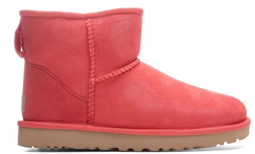 UGG Classic Mini II Boot Hibiscus Pink (Women's) SZ 7 HEAVY FADING