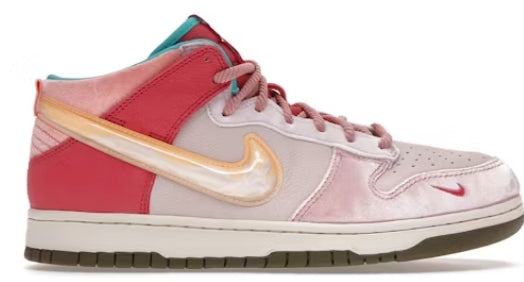 Nike Dunk Mid Social Status Free Lunch Strawberry Milk SZ 9.5