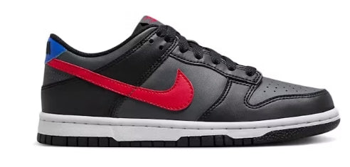 Nike Dunk Low Black / Racer Blue / University Red (SZ 7 NO BOX)