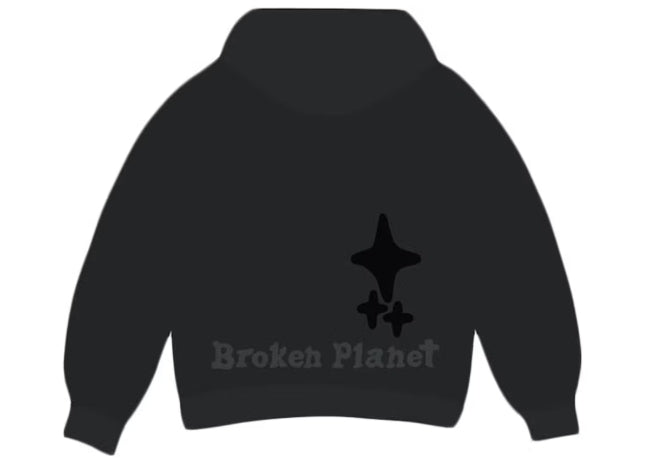 Broken Planet Out of the Shadows Hoodie Soot Black SZ L