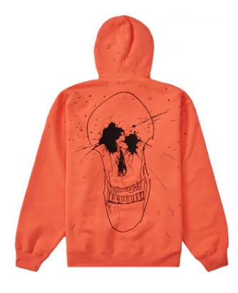 Supreme Ralph Steadman Skull Hooded Sweatshirt Apricot (SZ L)