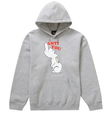 Supreme UNDERCOVER Anti You Hooded Sweatshirt Heather Grey (SZ XL)