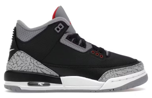 Jordan 3 Retro OG Black Cement (2024) (GS) SZ 7Y MISSING LID