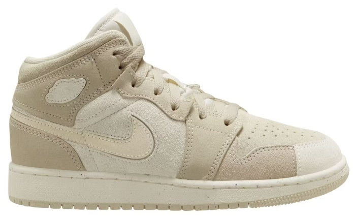 Jordan 1 Mid SE Craft Pale Ivory (GS) SZ 5Y