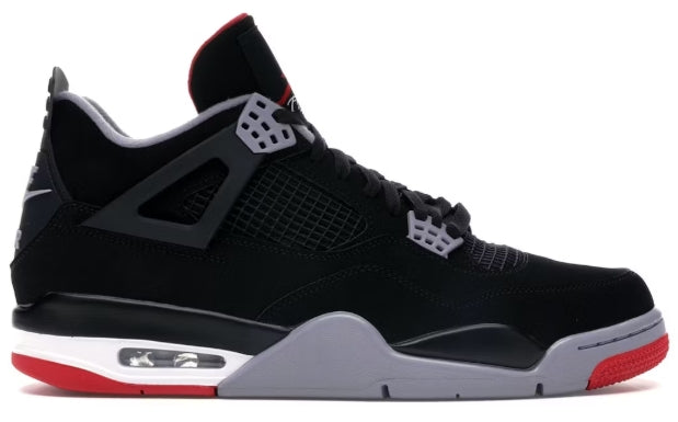 Jordan 4 Retro Bred (2019) SZ 10.5 USED
