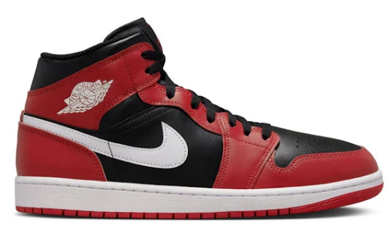 Jordan 1 Mid Gym Red Black White (2024) MISSING LID SZ 14