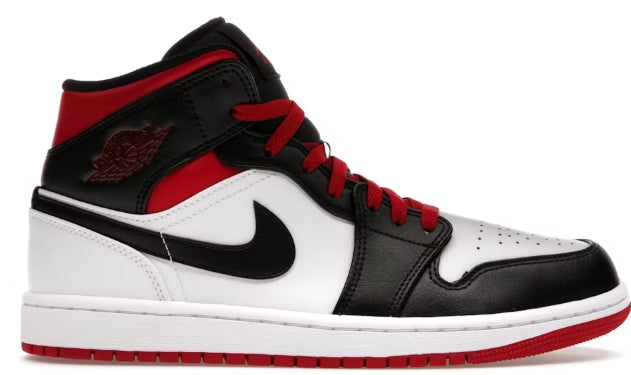 Jordan 1 Mid Gym Red Black Toe SZ 13