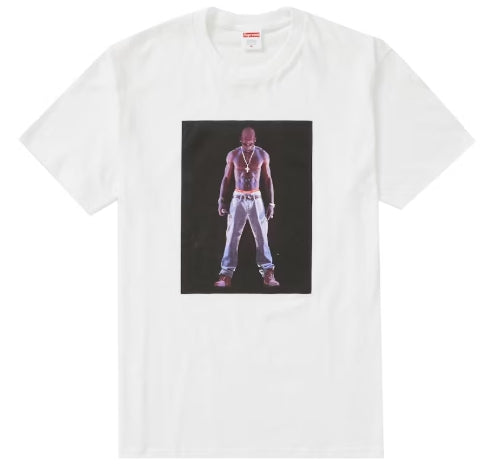 Supreme Tupac Hologram Tee White SZ MEDIUM