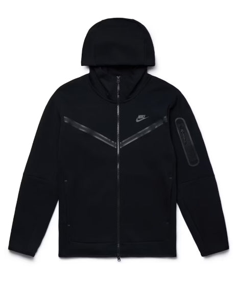 Nike Sportswear Tech Fleece Full-Zip Hoodie Black SZ L