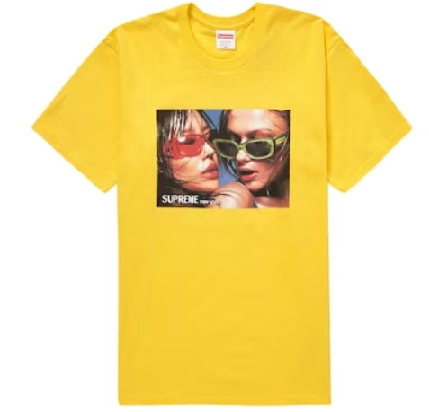 Supreme Eyewear Tee Yellow SZ MEDIUM