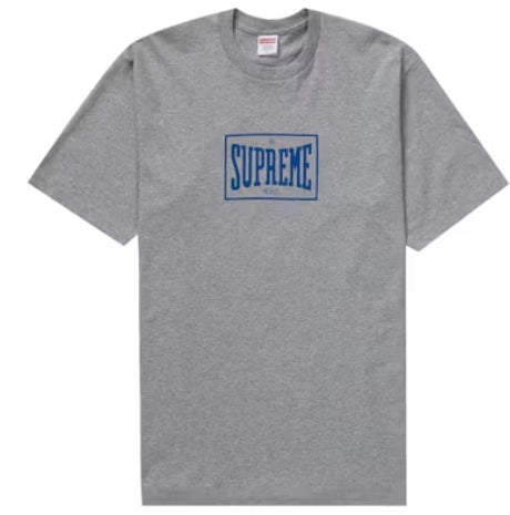 Supreme Warm Up Tee Heather Grey SZ LARGE