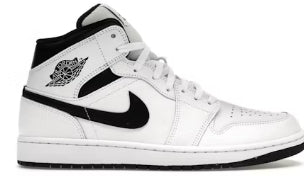 Jordan 1 Mid Reverse Panda SZ 13 MISSING LID