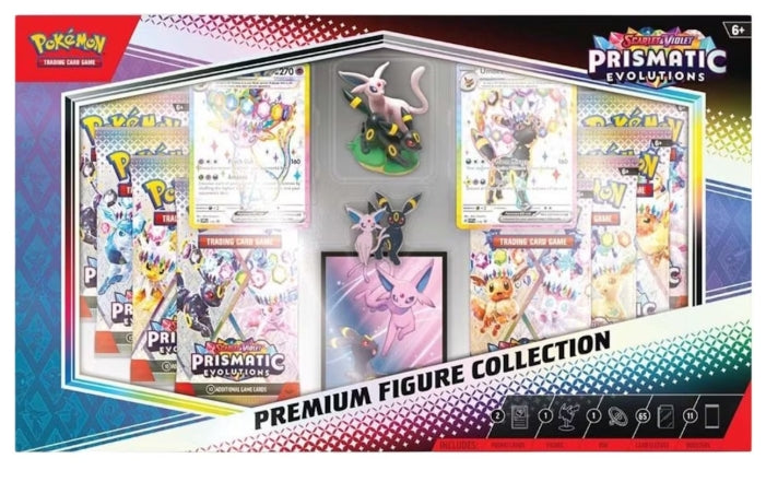 2025 Pokémon Prismatic Evolutions Premium Figure Collection Box