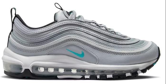Nike Air Max 97 SE Wolf Grey Teal Nebula (Women's) SZ 5 NO BOX