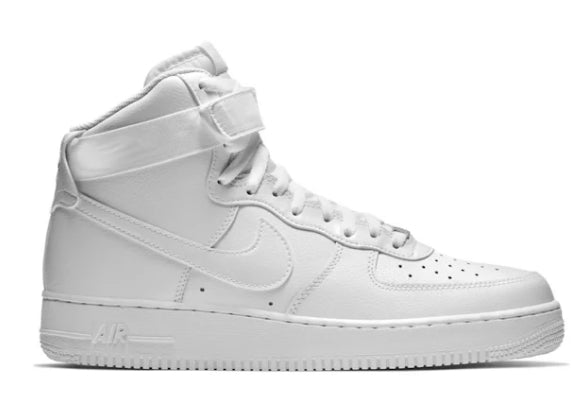 Nike Air Force 1 High Triple White (SZ 11.5) NO LID