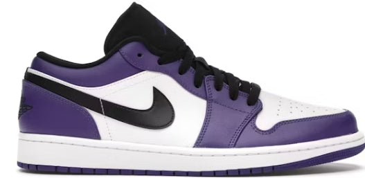 Jordan 1 Low Court Purple White SZ 13 USED