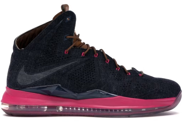 Nike LeBron X EXT Denim SZ 12