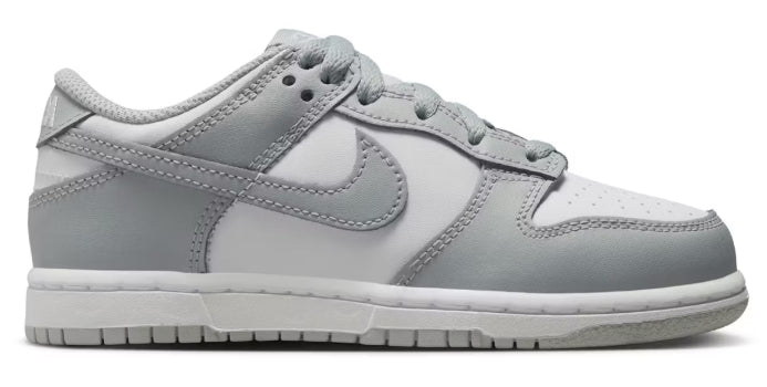 Nike Dunk Low White Light Smoke Grey (PS) SZ 11C MISSING LID
