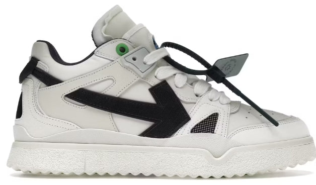 OFF-WHITE Sponge Mid Top White Black SZ 44 (10 MENS)