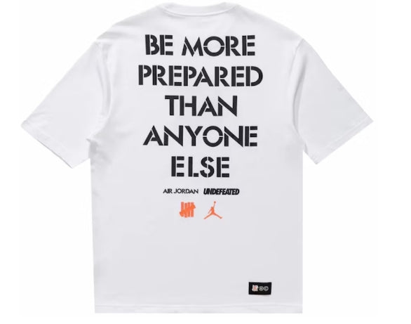 Jordan x Undefeated Strikes Tee White SZ XXL