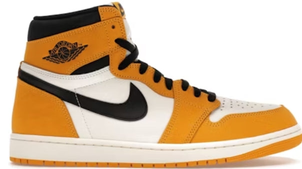 Jordan 1 Retro High OG Yellow Ochre MISSING LID SZ 10.5