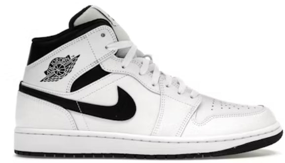 Jordan 1 Mid Reverse Panda MISSING LID SZ 10