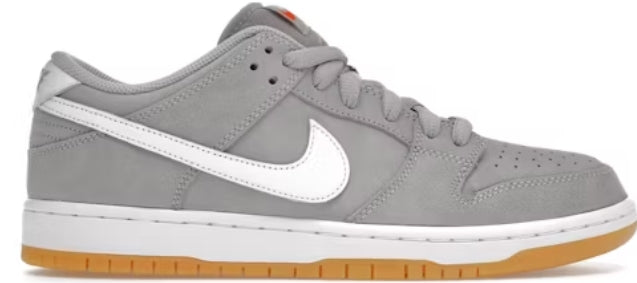 Nike SB Dunk Low Pro ISO Orange Label Wolf Grey Gum USED SZ 10