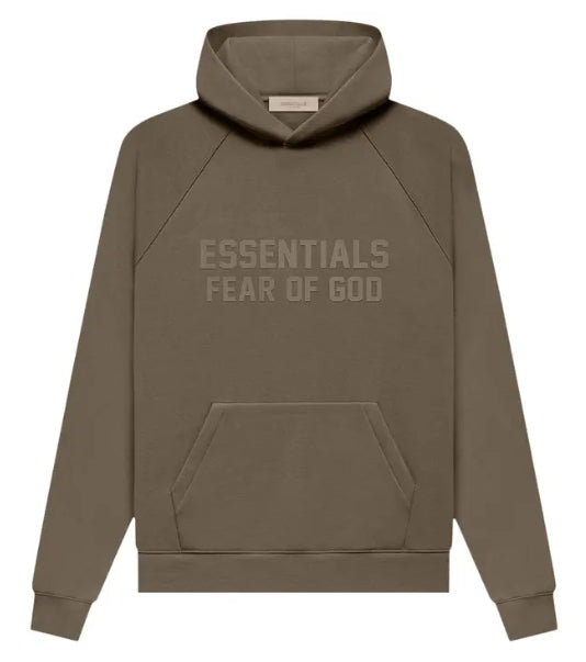 Fear of God Essentials Hoodie 'Wood' SZ SMALL