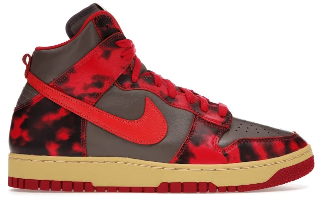 Nike Dunk High 1985 Red Acid Wash SZ 6.5