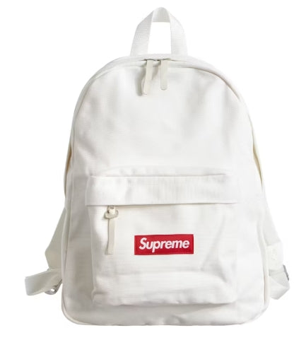 Supreme Canvas Backpack White (Yellowing)