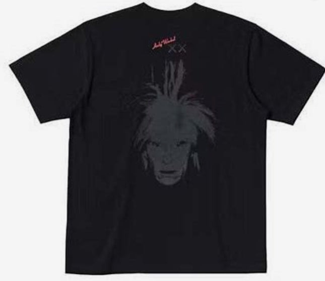 KAWS X Uniqlo Warhol UT Graphic T-Shirt Black SZ M