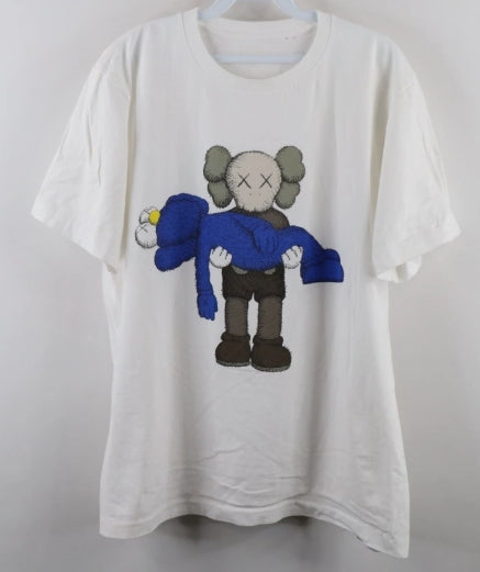 KAWS x Uniqlo Companion Grover S/S Tee White Sz L
