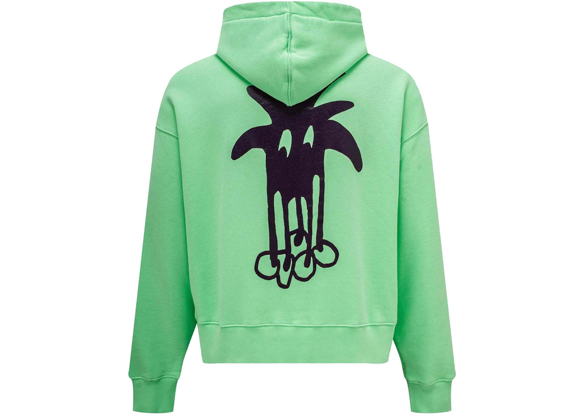 Palm Angels Douby Logo Hoodie Green