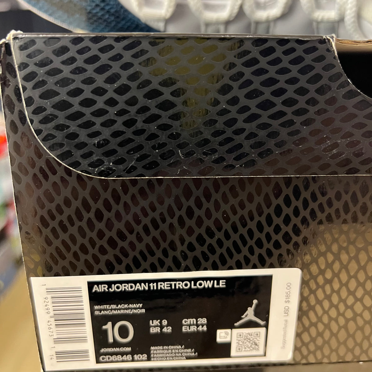 Jordan 11 Retro Low Snake Navy (2019) used