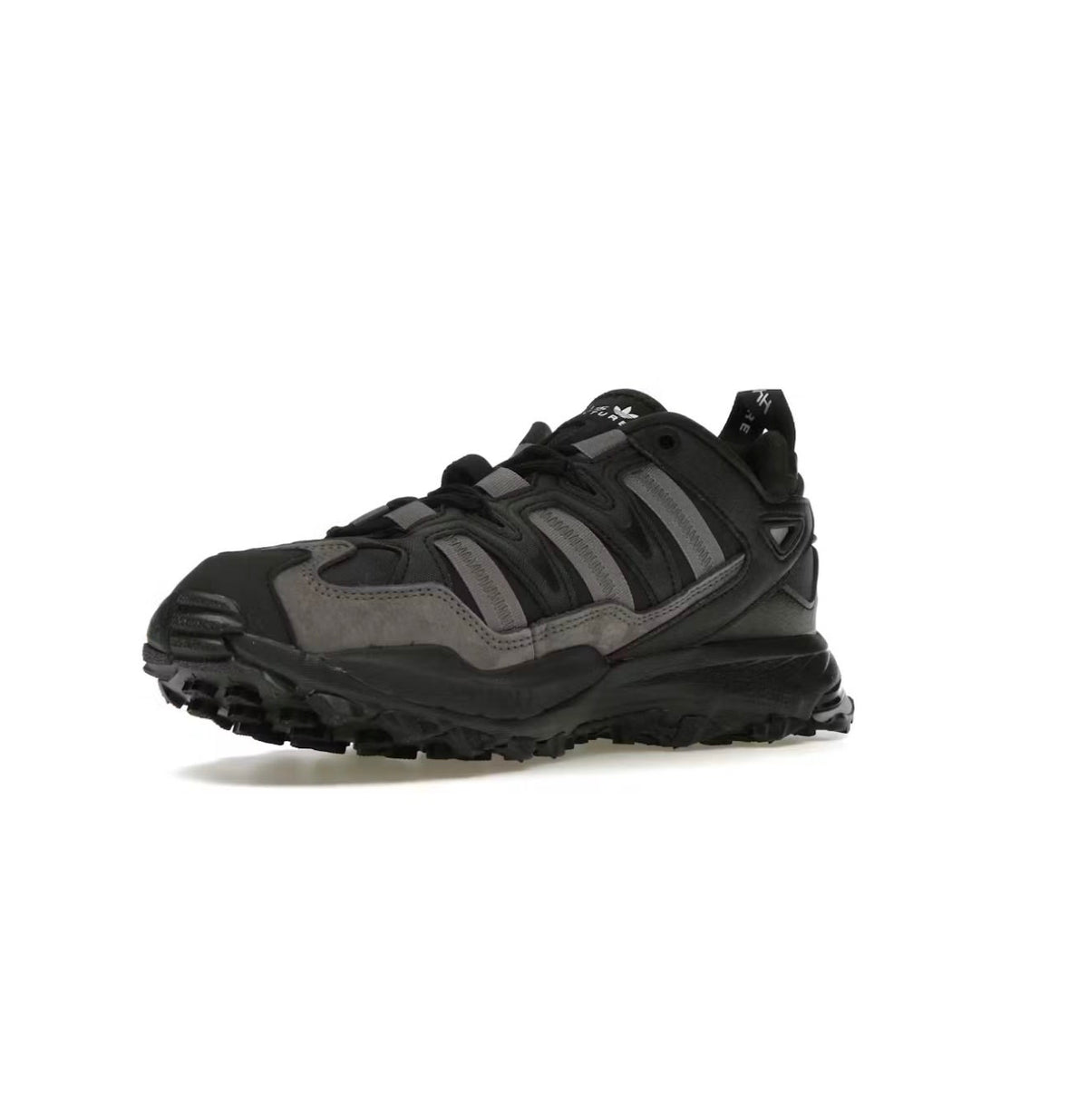 adidas Hyperturf Core Black Silver Metallic Trace Grey