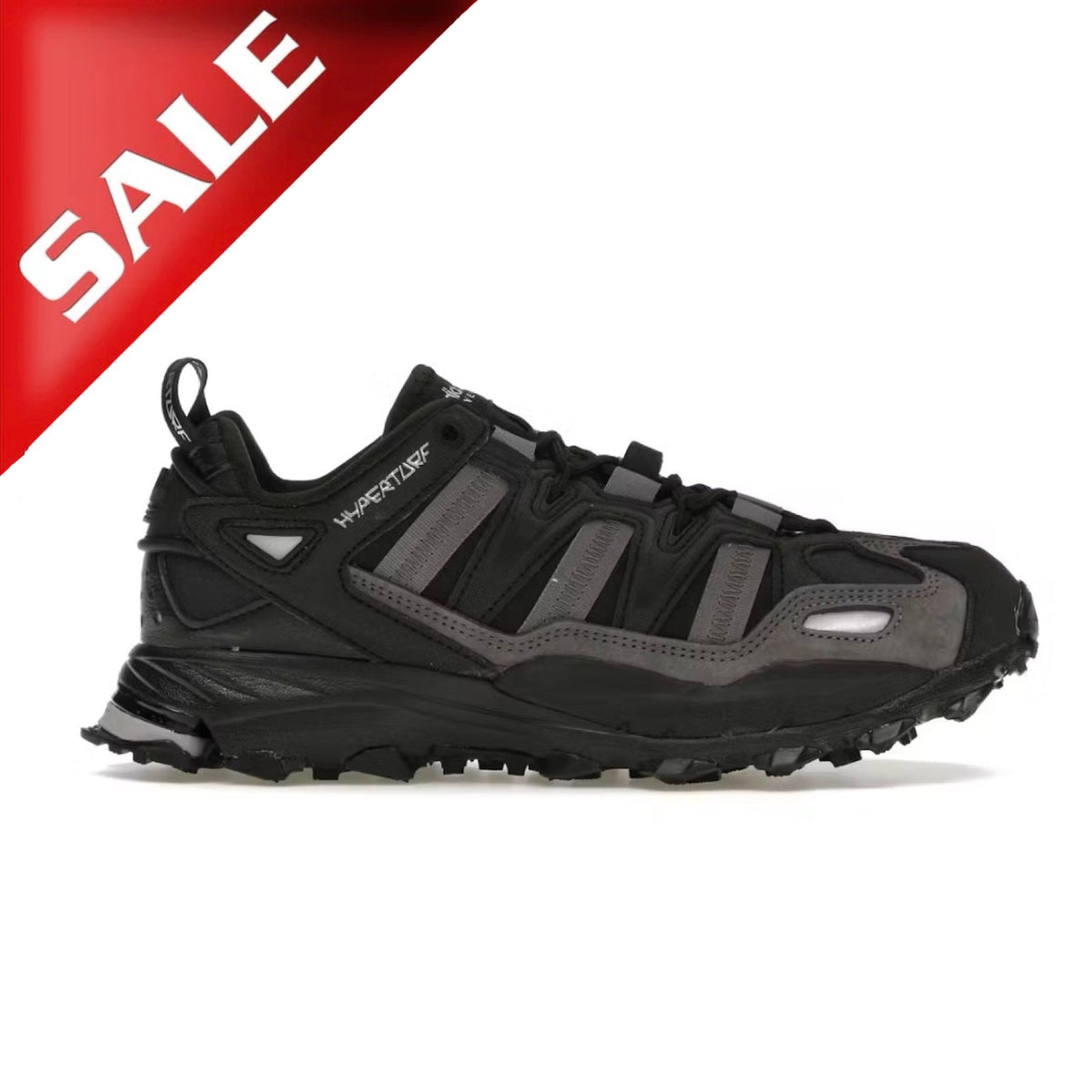 adidas Hyperturf Core Black Silver Metallic Trace Grey
