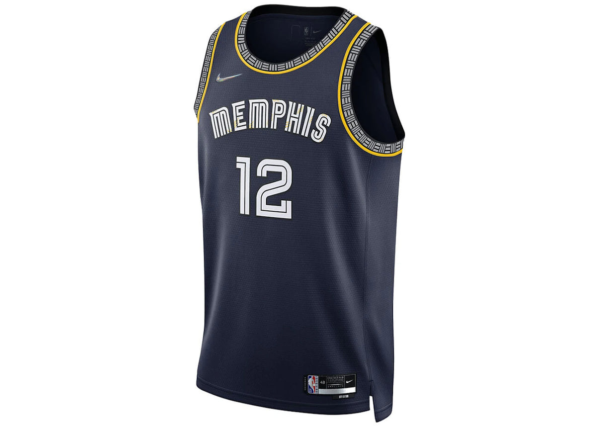 Nike NBA Memphis Grizzlies Morant City Edition Swingman Jersey Navy