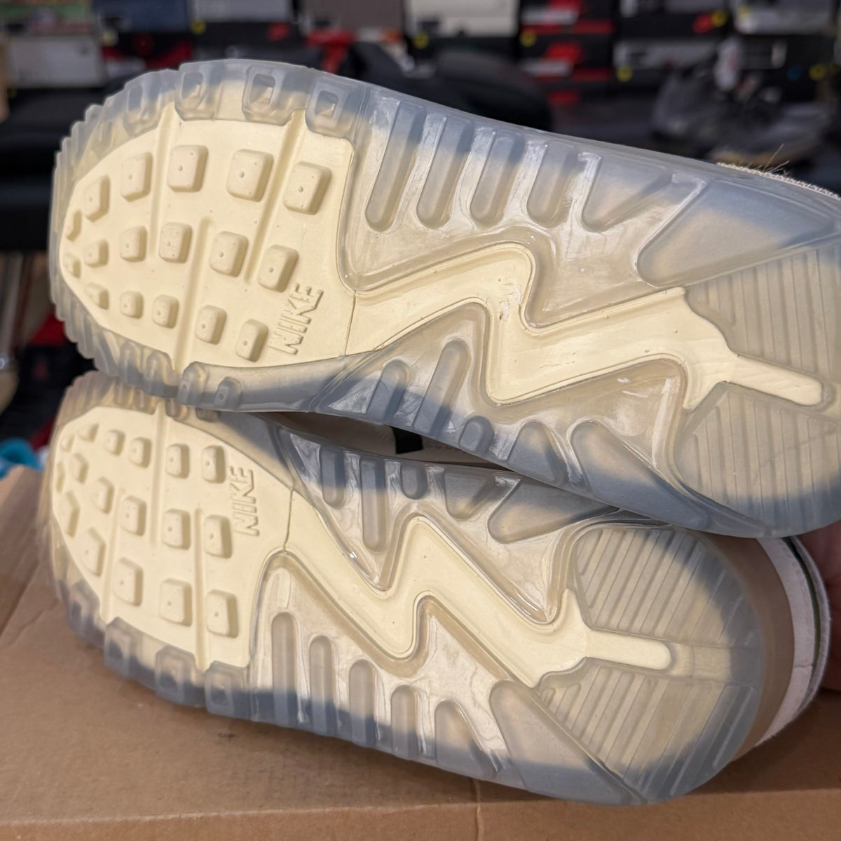 Nike Air Max 90 Off-White (New but yellowing)