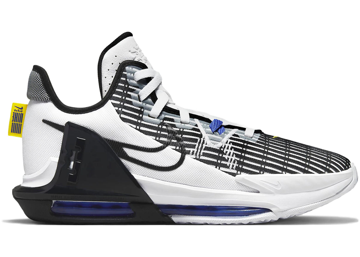 Nike LeBron Witness 6 White Persian Purple Shock Yellow