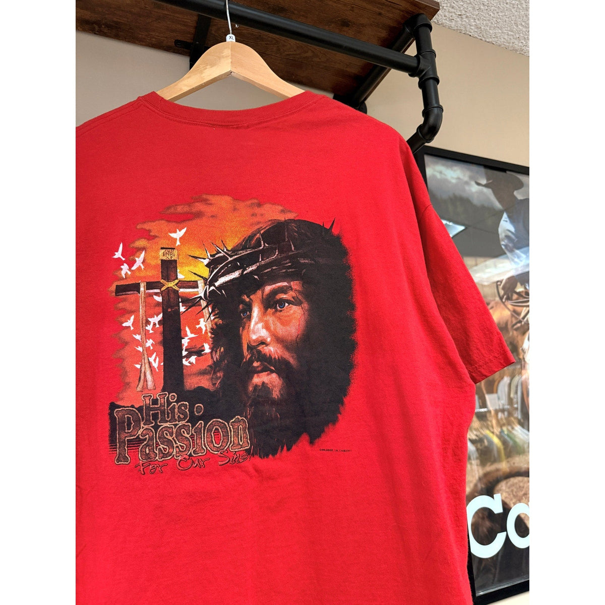 90s His Passion Jesus Tee