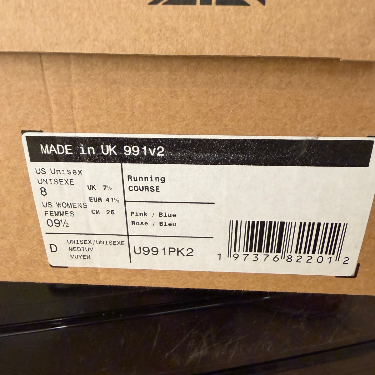New Balance 991v2 MiUK Brandied Apricot (used)