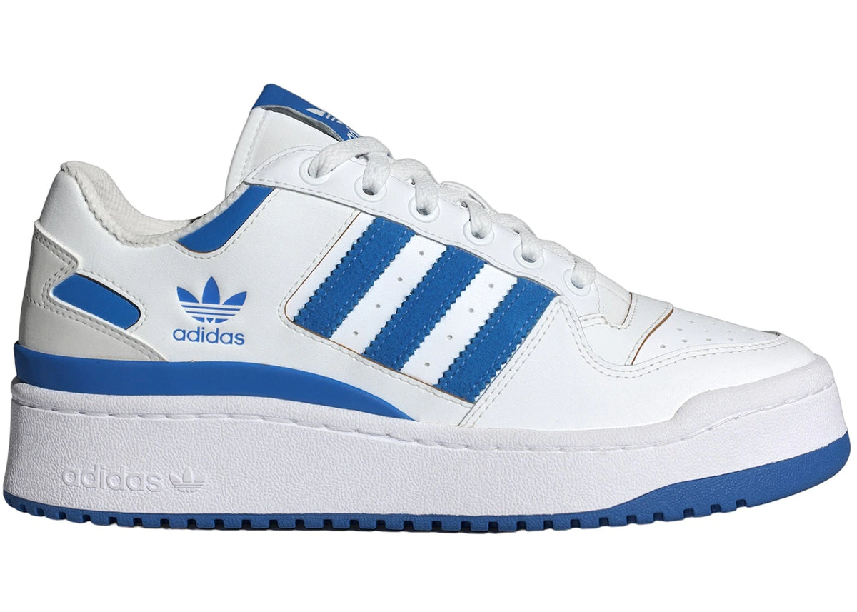adidas Forum Bold Stripes Cloud White Blue Bird Grey (Women's)