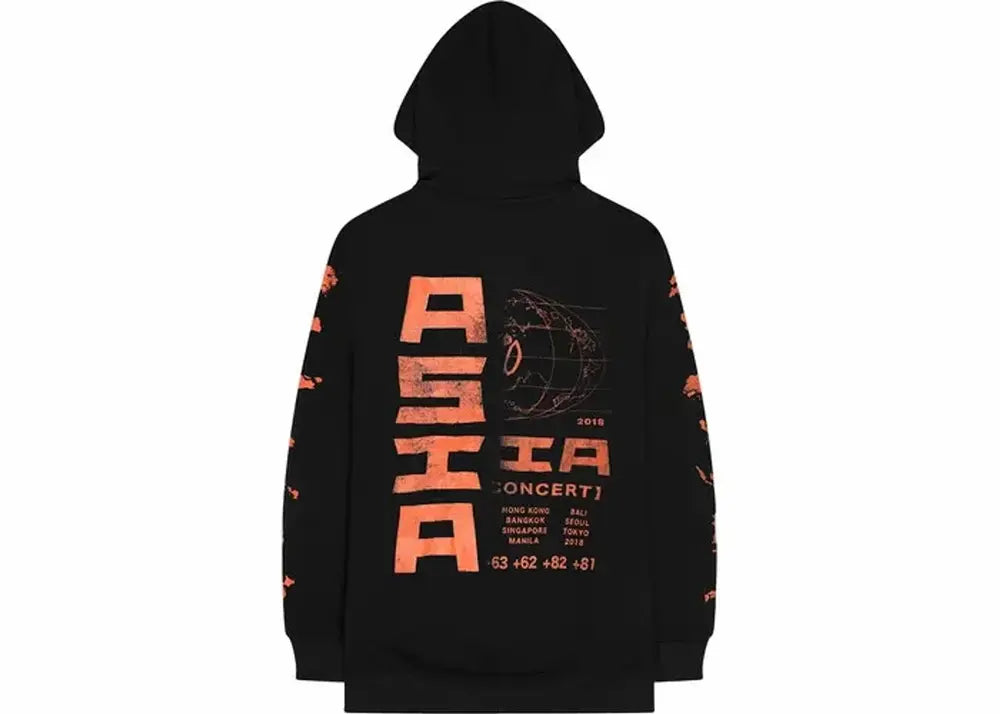 The Weeknd XO Asia Tour Hoodie Black SZ XL