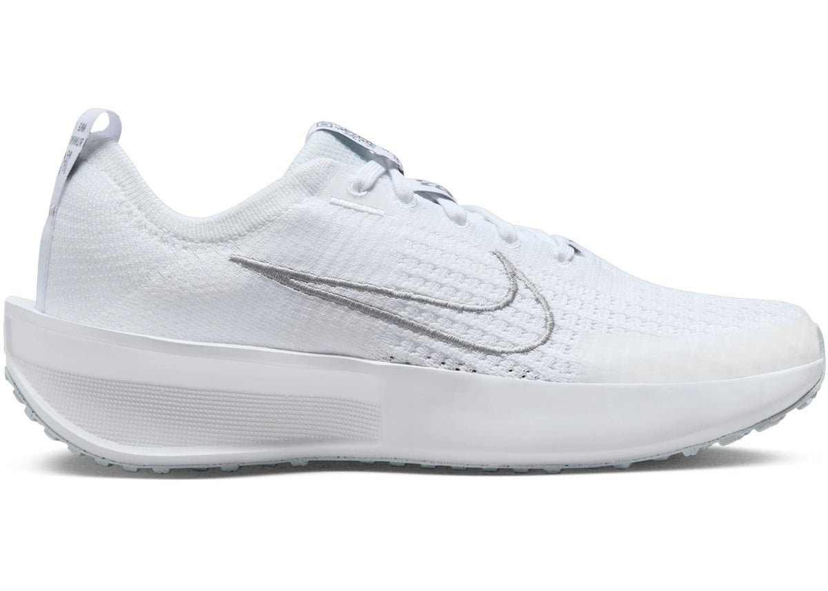 Nike Interact Run White Pure Platinum Metallic Silver (Women's)