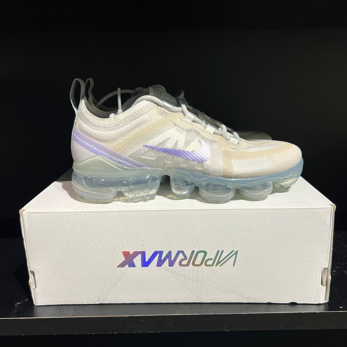 Nike Air VaporMax 2019 SE Vast Grey Purple Agate (Women's) Missing lid