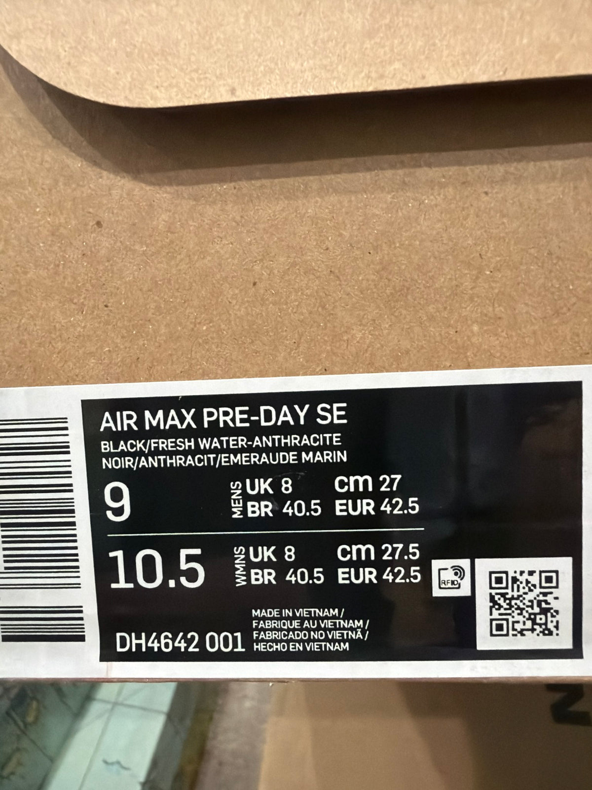 Nike Air Max Pre-Day Black Freshwater