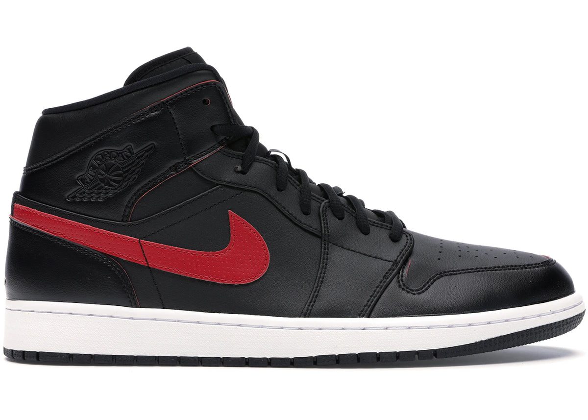 Jordan 1 Retro Mid Black Team Red