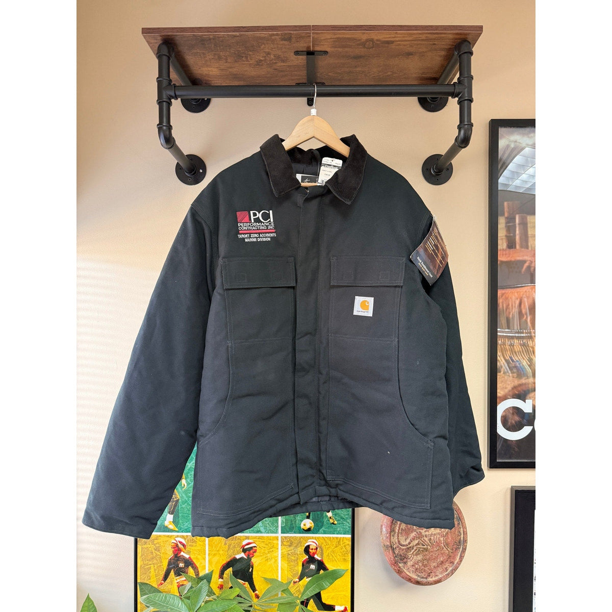 2008 Carhartt PCI Quilted Lined Arctic Jacket Black